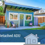 detached accessory dwelling unit with unit separate from house