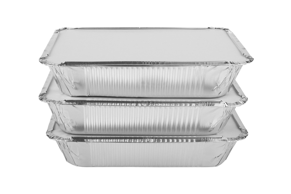 Takeout Containers (Aluminum) - Keep Truckee Green