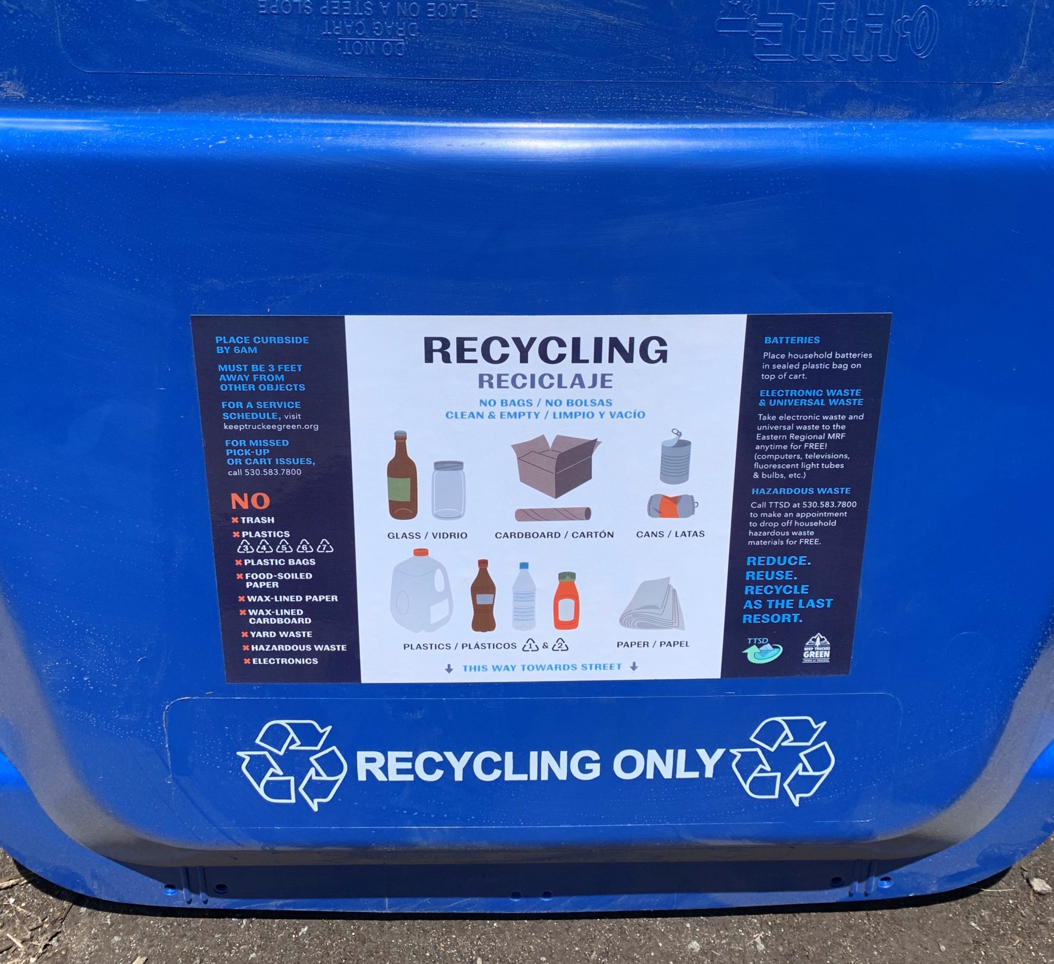 Recycling Services Keep Truckee Green