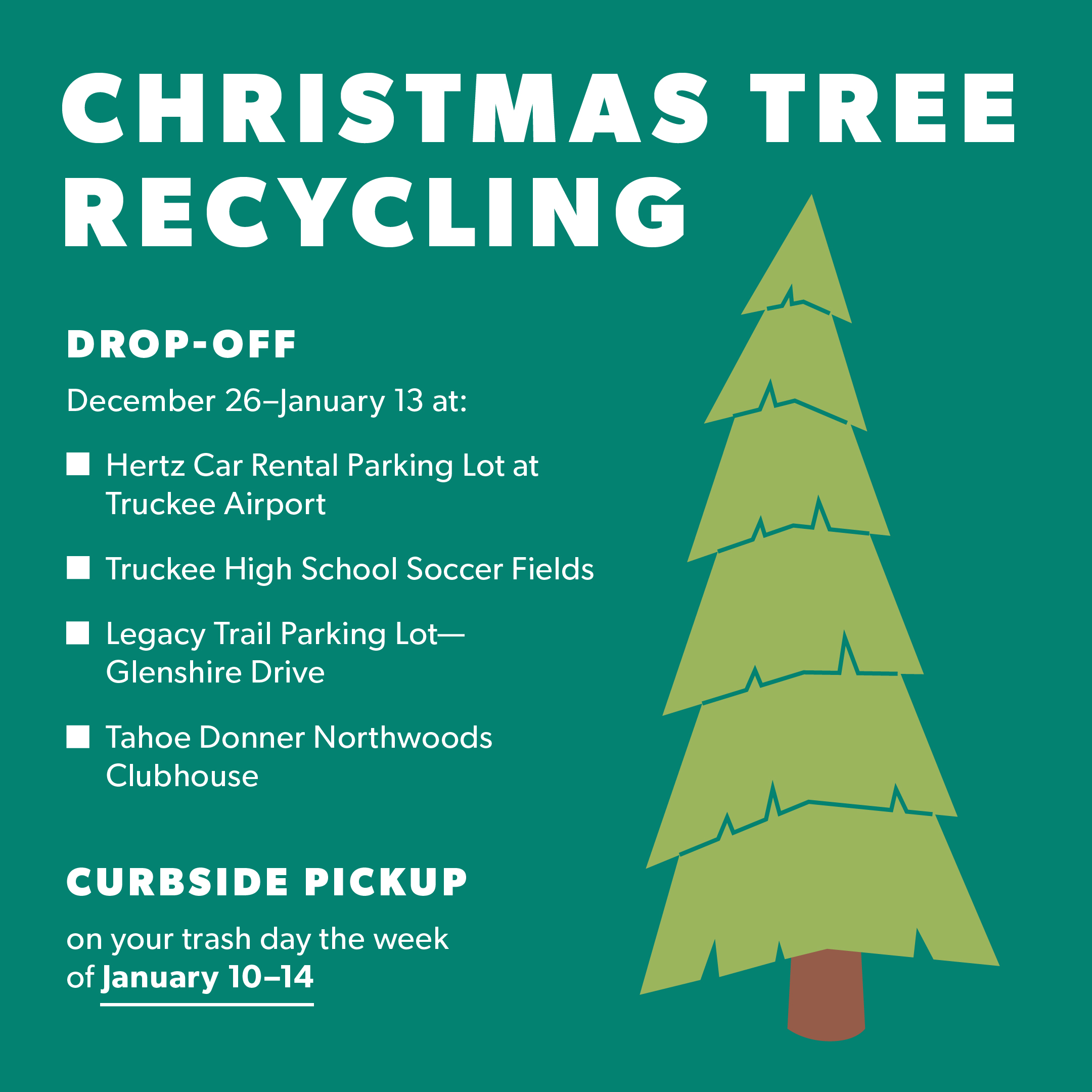 Christmas Tree Recycling - Keep Truckee Green