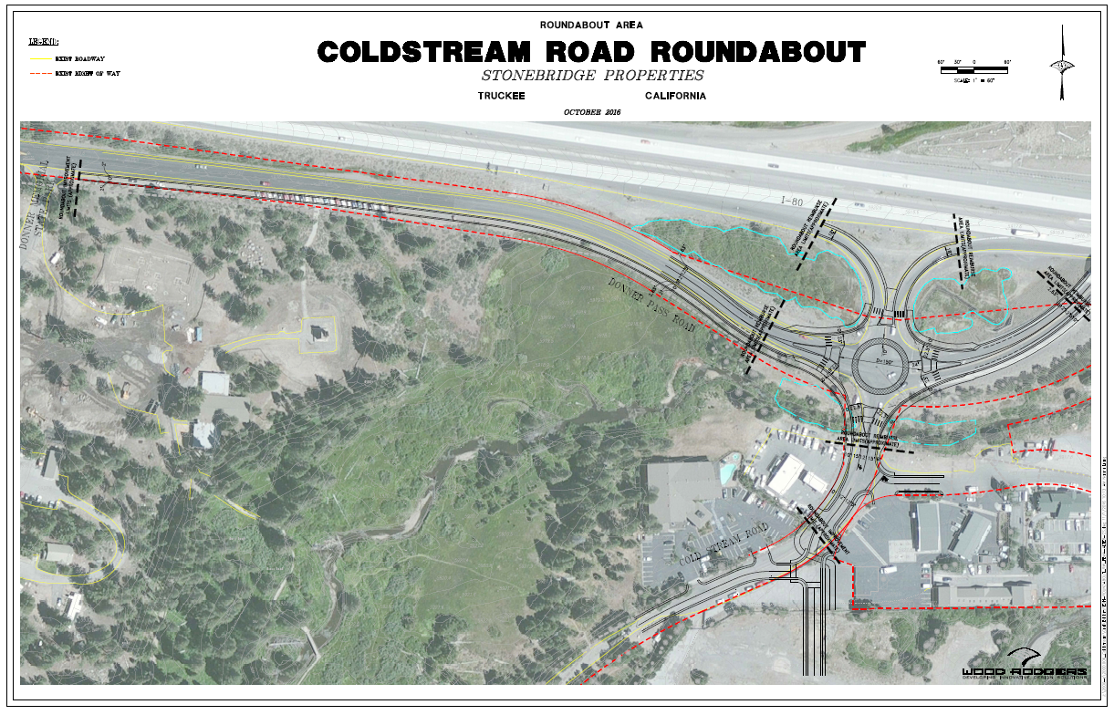 Coldstream Road Roundabout Keep Truckee Green