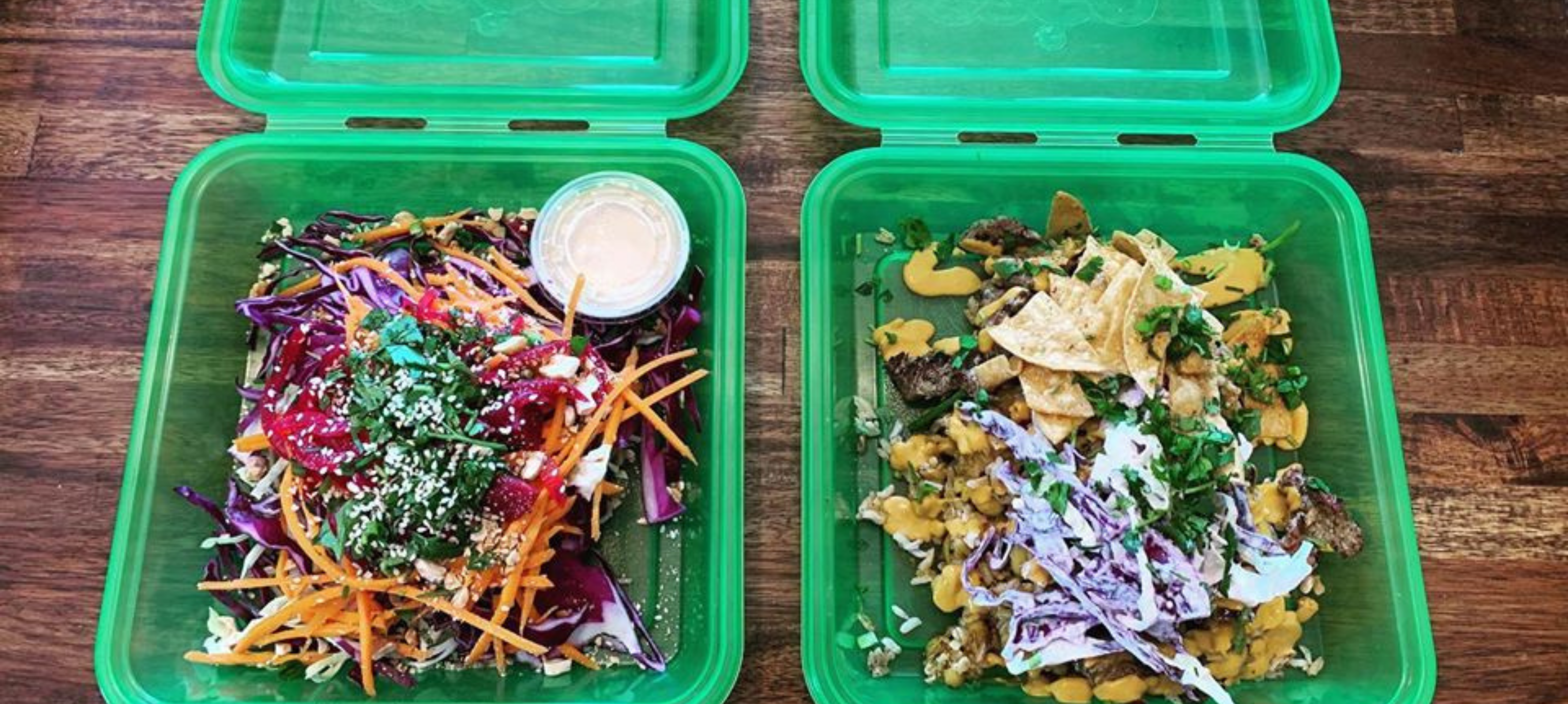 Use a Reusable Green Box Takeout Container! image