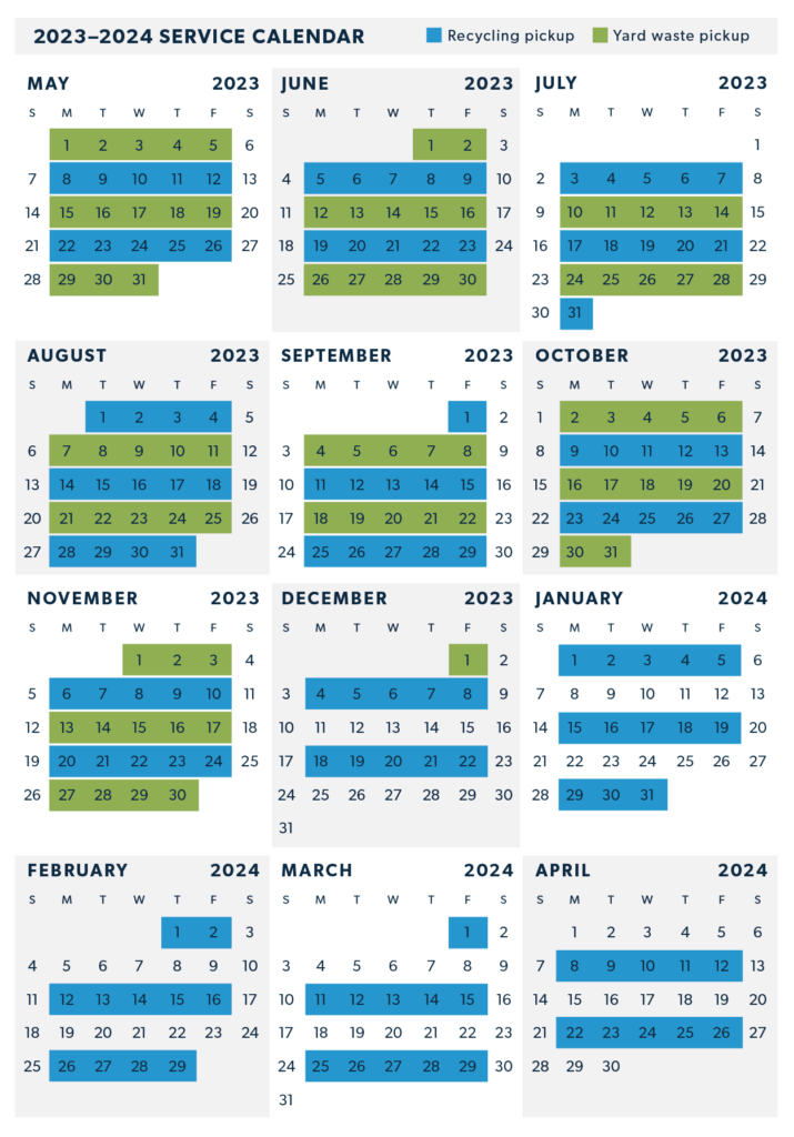 Toledo Recycling Schedule 2024 Lola Sibbie