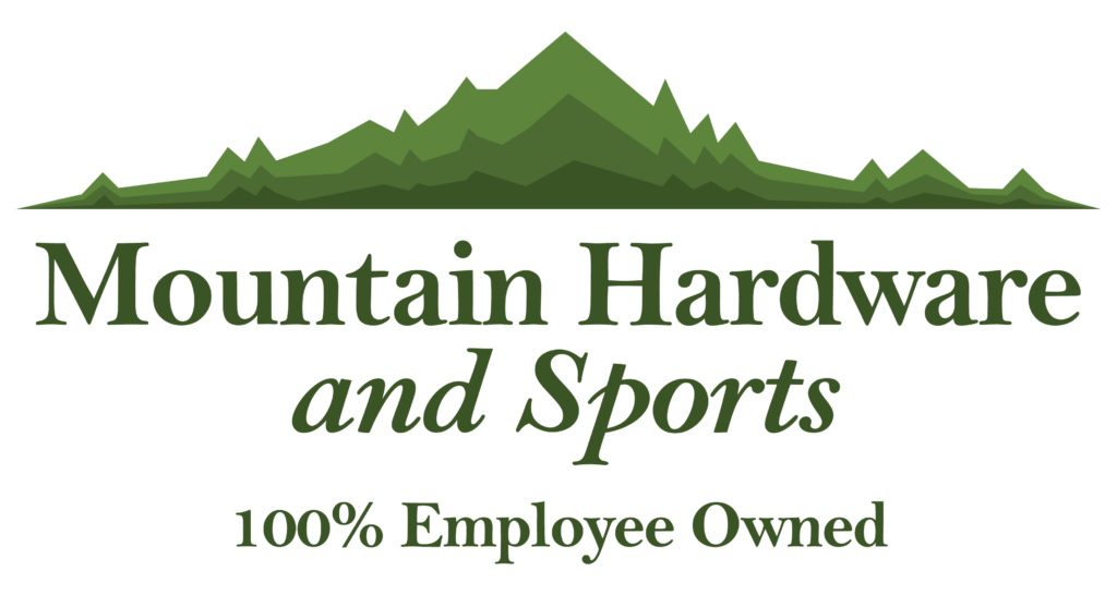 Logo for Mountain Hardware and Sports